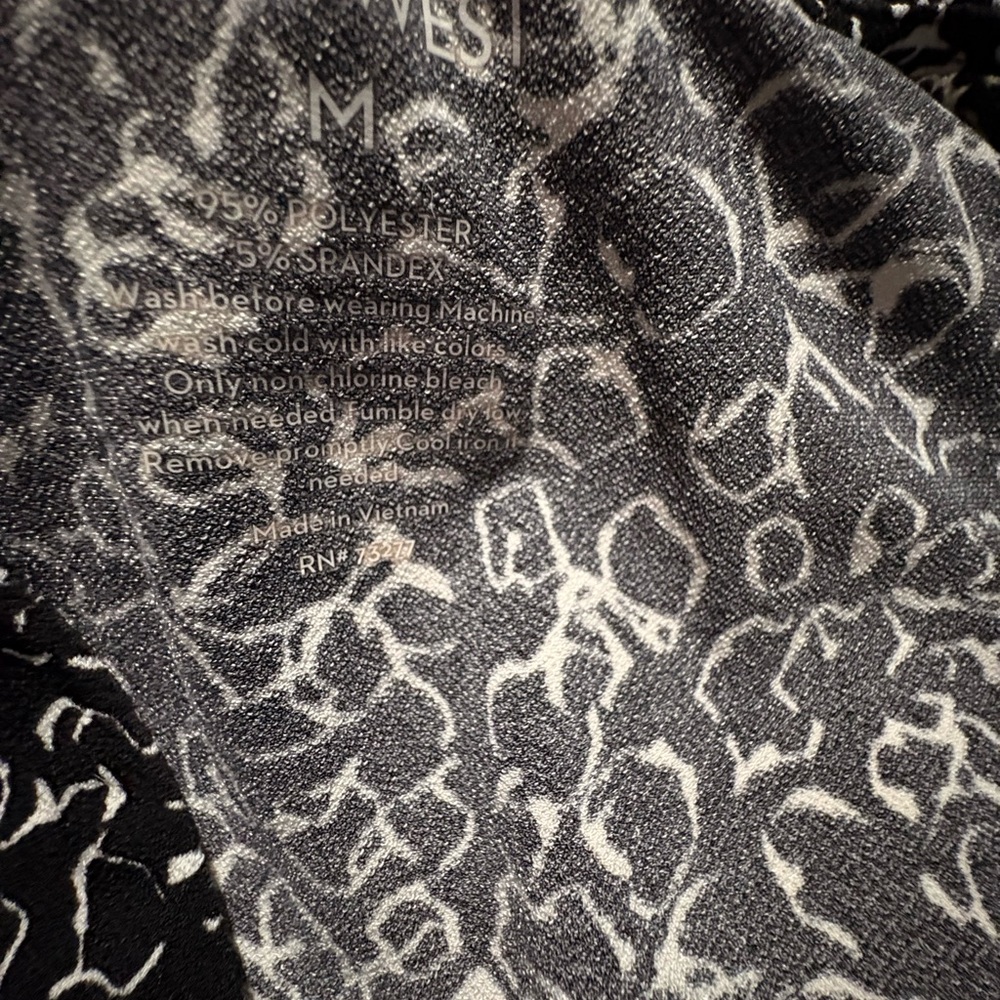 Black and White Nine West Dress